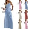 Ladies' Casual Camisole, Waist Cinching, Pleating, Buckle, Leaf Swing, Gentle Set