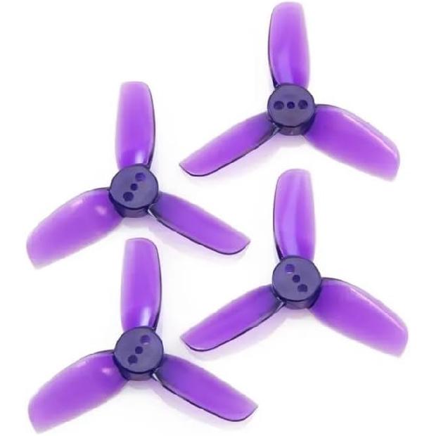 12 Pairs 24 Pieces For HQ 2525 T2.5X2.5X3 2 Inch 3 Impeller Propellers For Brushless FPV Rc Racing(Blue)