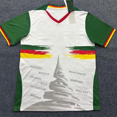 Camerun Maglia da tifoso bianca a maniche corte 2025-26 S-2XL