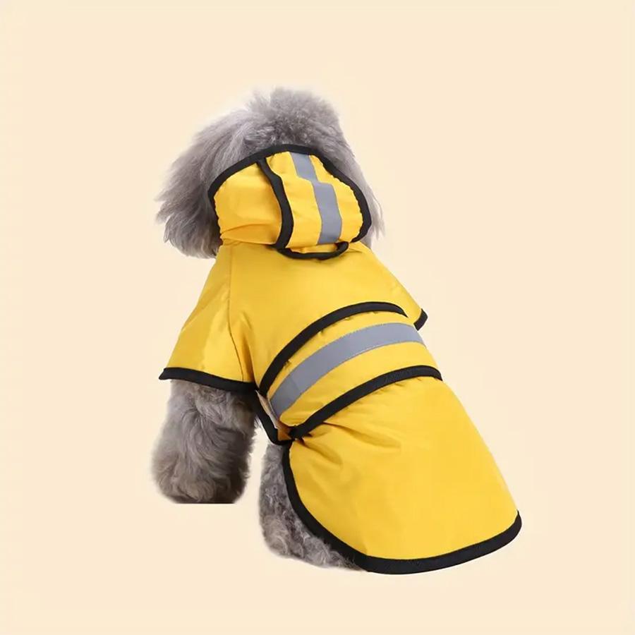 Adjustable Dog Raincoat, Waterproof And Windproof, Suitable For Different Dog Types, Keeping Pets Dry And Comfortable When Going Out On Rainy Days
