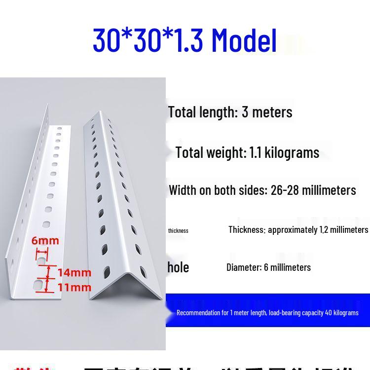 Adjustable Stainless Steel Angle Iron Shelf Rack