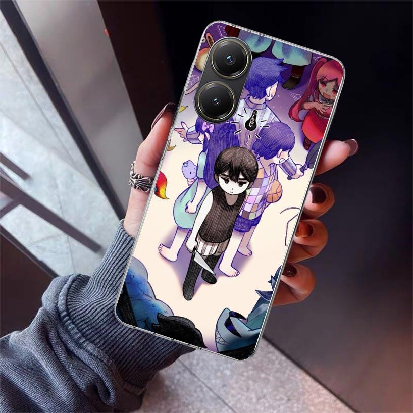 Game O-Omori Cartoon Phone Case For Xiaomi Poco X5 X6 X7 Pro F7 Ultra M7 Redmi 15C 15 13C 13 12C 12 10 10C 10A 9 9C 9T 9A Cover