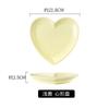 Nordic Irregular Heart-shaped Ceramic Dinner Plate Breakfast Dessert Bowl Exquisite Heart Dinner Dish Kitchen Utensils Art Decor