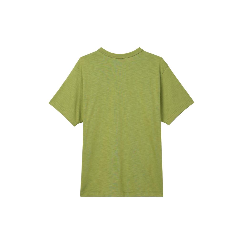 Nike Solid Color Crew Neck Casual Short Sleeve T-Shirt Men Tops Pear-Green FN2646-377