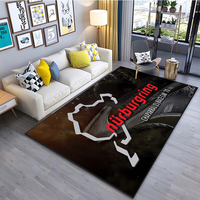 Nurburgring Race Track Outline Print Area