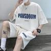 Teen Summer Fashion Suit: T-Shirt and Shorts Set for 12-15 Year Old Boys