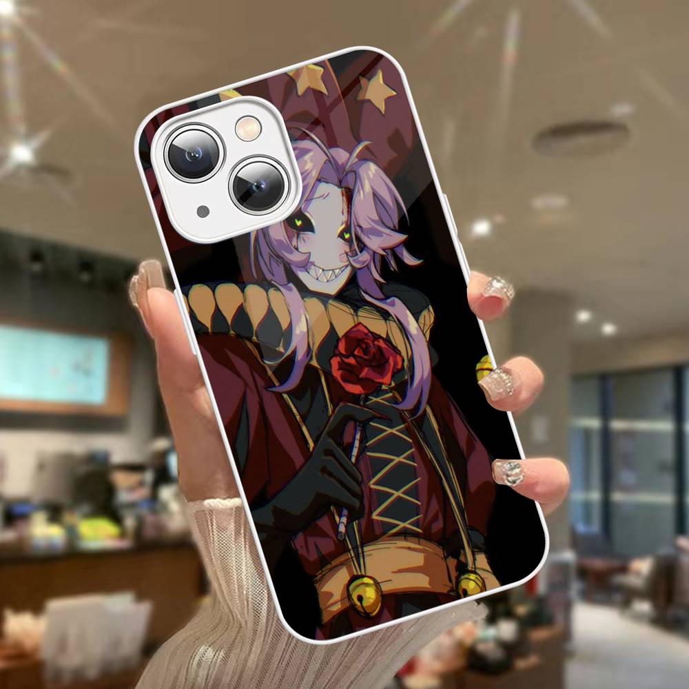 Der Freak Circus Pierrot Spiel Für iPhone 14 13 12 Mini 11 Pro XS Max X XR 14 Plus Gehärtetes Glas Cover