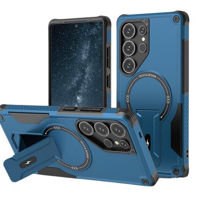 Protective Stand Cover Case for Samsung Galaxy S25 Ultra S24 Plus A16 A15 A55 A56 A54 5G A35 A36 Wireless Charging Phone Cases