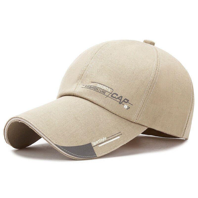 

Unisex Adjustable Casual Summer Baseball Cap Black Sports Hat Sport Women Men CAP-Khaki