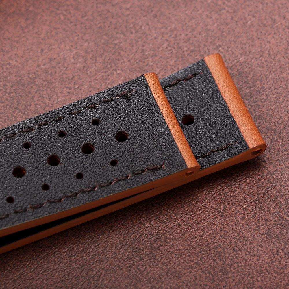 Vintage Calfskin Strap Men Women 18mm 20mm 22mm Universal Cowhide WatchBand Sport Breathable Bracelet Wristbelt Accessory