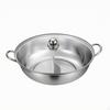 Divided Pot with Ladles Stainless Steel TwoFlavor Cookware for Families,