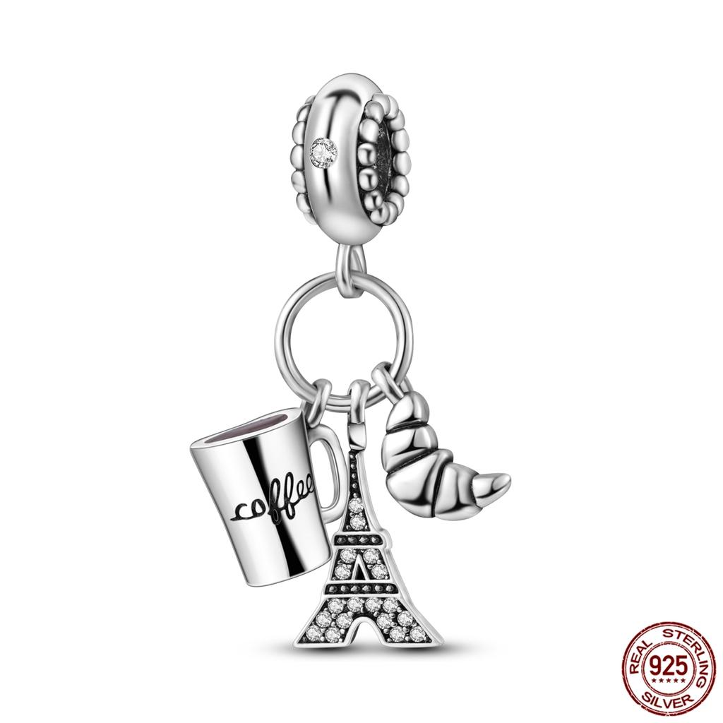 Copper Earth Airplane Globe Travel Dangle Pendants Charms Beautiful Bead Fits Genuine Bracelets Necklaces Jewellery Women