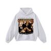Oversized Cotton Hoodie With Street Portrait Print Unisex Loose Fit Long Sleeve Pullover Winter Casual Sweatshirt