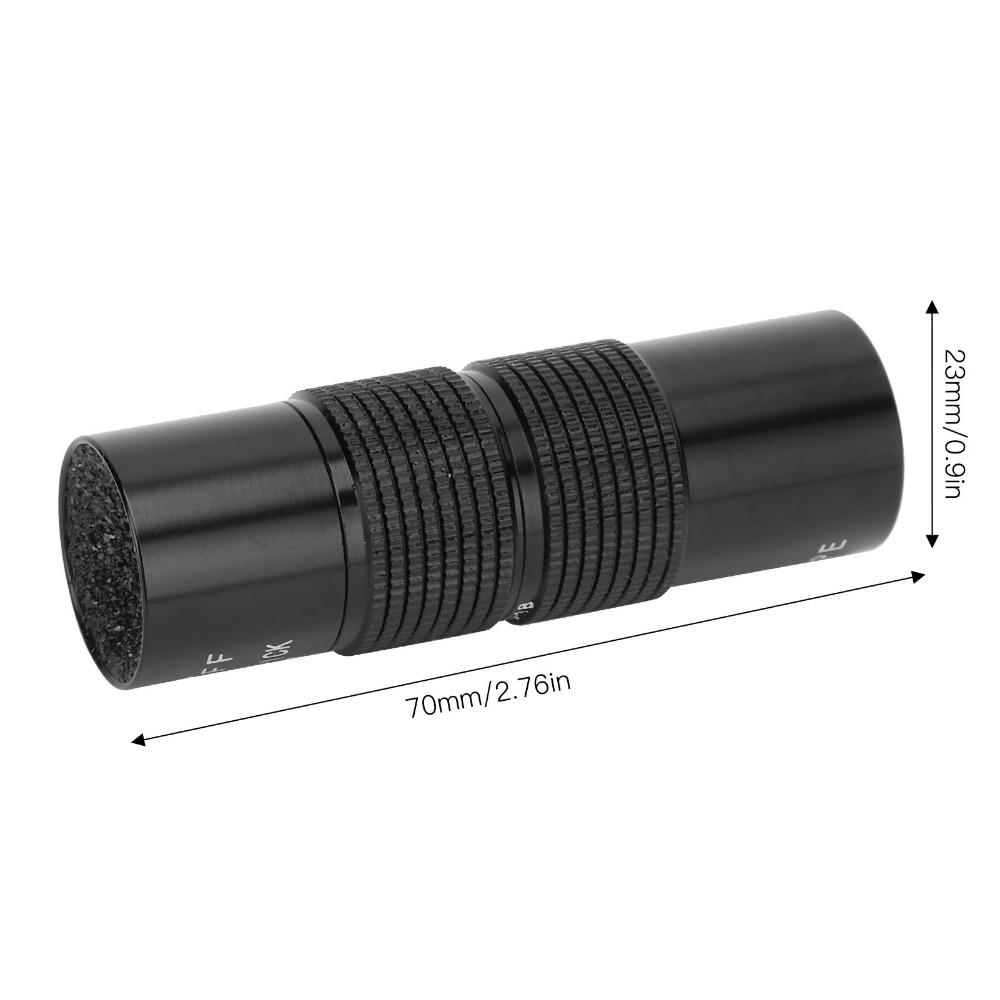 Aluminum Alloy Billiard Pool Cue Tip Multi-Function Billiard Cue Tip  Chalk Grip Enhancement
