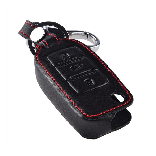 Genuine Premium Leather Swift Car Key Cover Silicone Rubber Car Key Cover Holder Case Cover Car Key Bag Vehicle