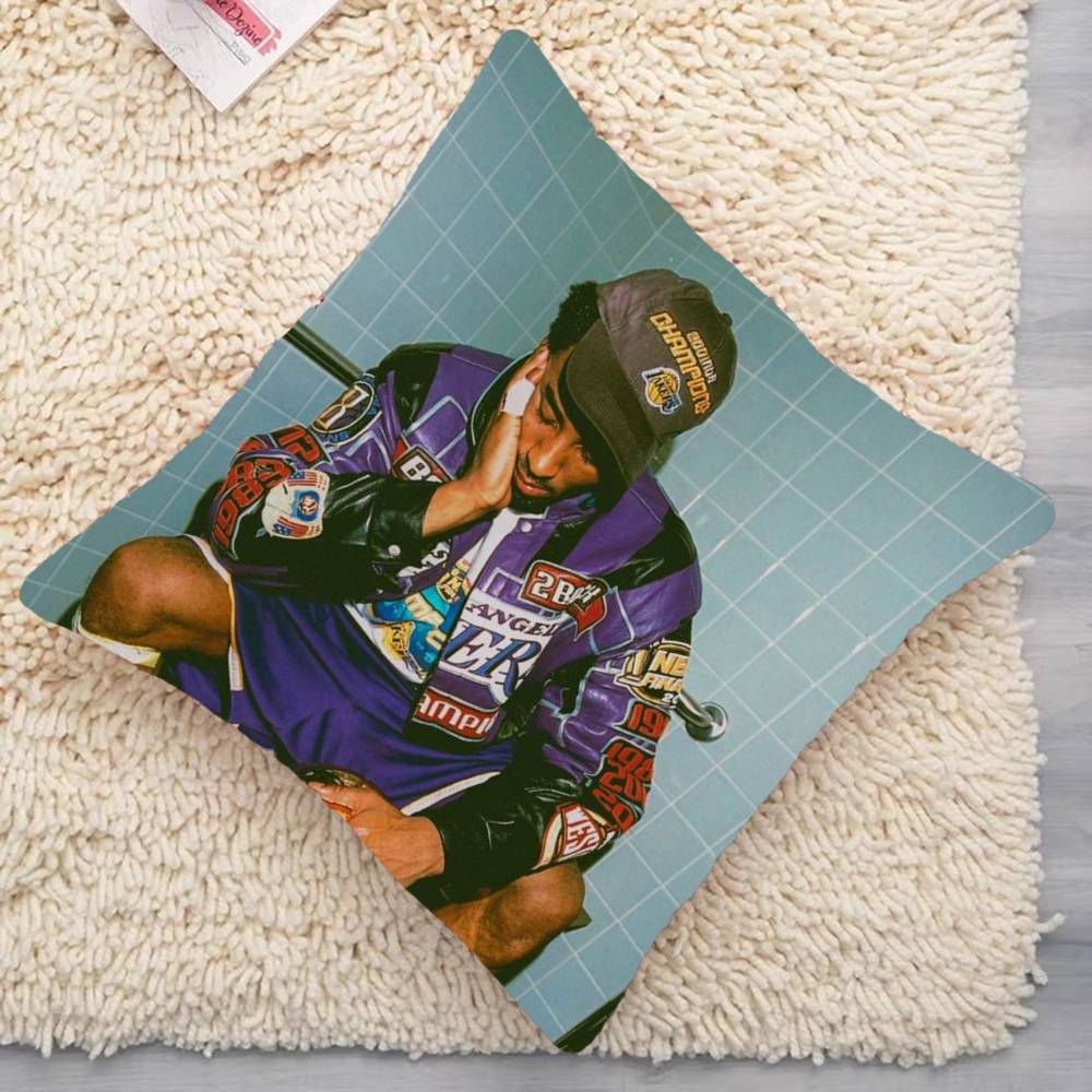 Basketball player K-Kobe COOL B-bryantes Pillowcases cushion covers living room sofas home decor gifts