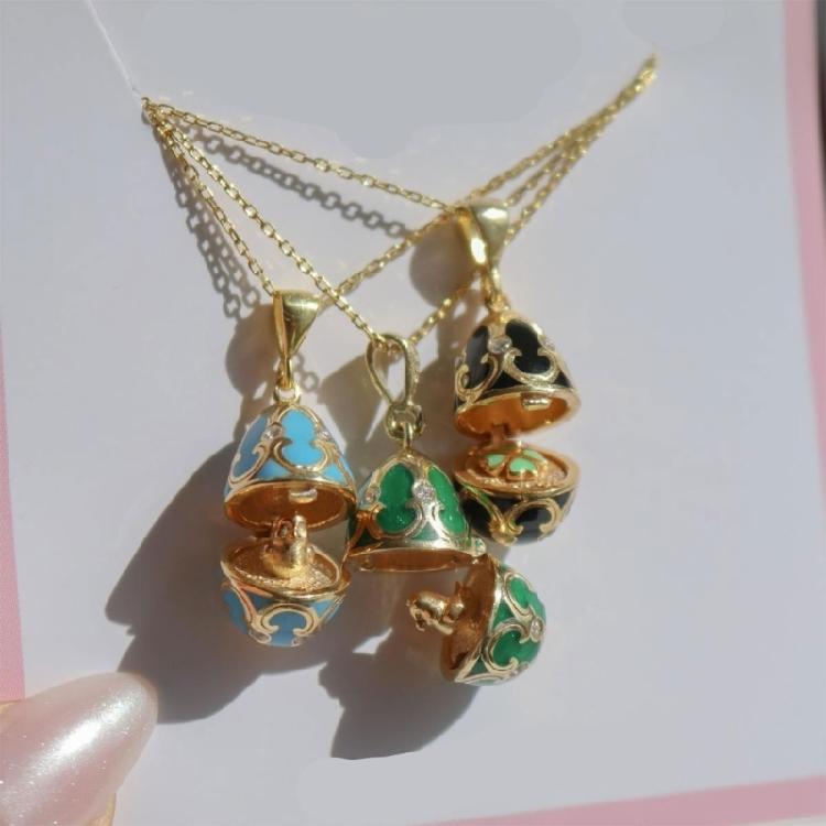 Versatile Openable Shell Eggshell Vintage Pendant Necklace For Concealing Treasures And Complementing Everyday Outfit