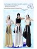 Women's Summer Wide-Leg High Waist Pants with Draped Silk Scarf Belt