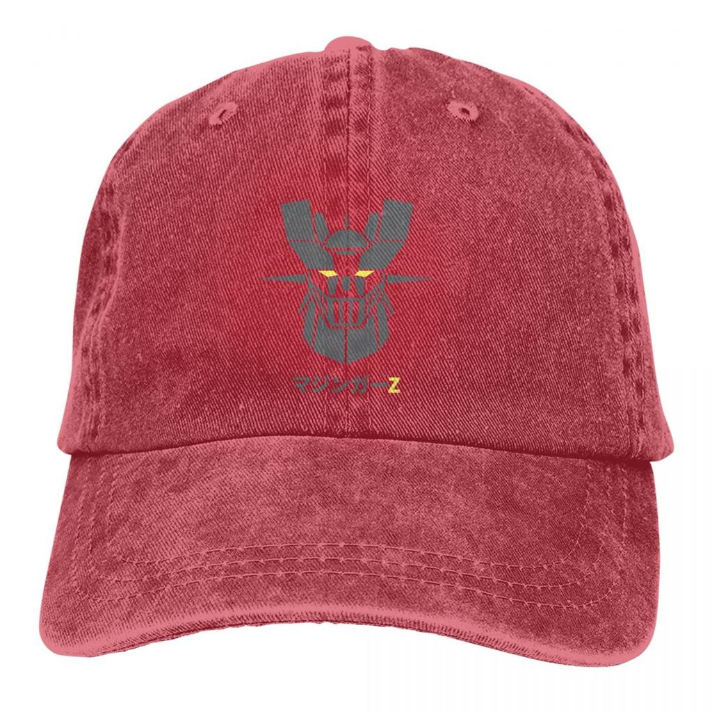 Pure Color Dad Klobouky Mazinger Z Dark Dámská čepice Sluneční clona Baseballové čepice UFO Robot Goldrake Peaked Cap