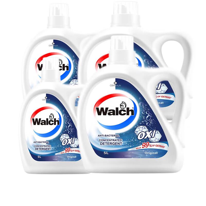 Walch Disinfectant Oxygen Laundry Detergent Original 5L x 4 Pack