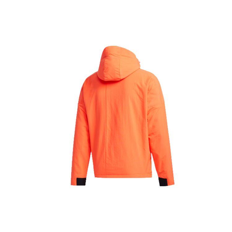 Adidas O2 Windbreaker Colorblock Jacket Men Outerwear Orange Red FM9420