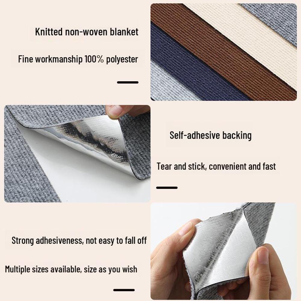 Sofa Protector Sticker: Self-adhesive Fabric Cats Scratch Pad, Cut To Size for Furniture & Walls.