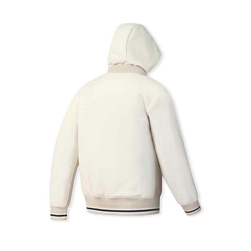 Fila Tennis Simple Classic Retro Sports Leisure Loose Comfortable Warm Hooded Cotton Jacket Men Jacket A11M613905FBG