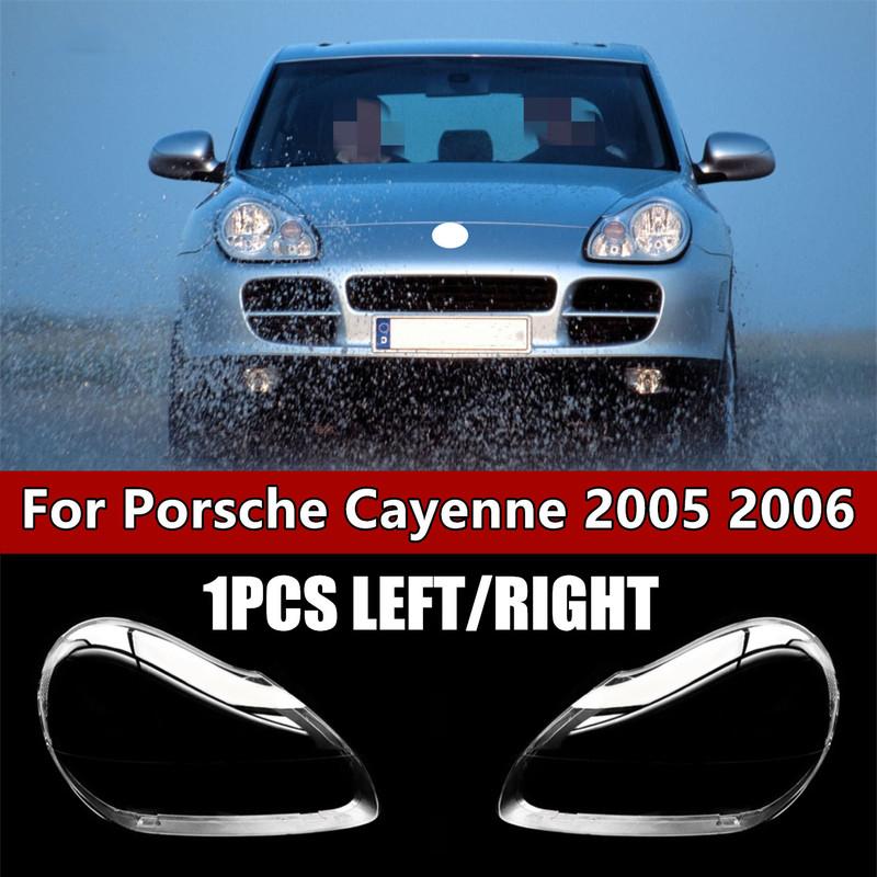 1PCS Car Headlight Shell Lamp Shade Transparent Lens Cover Headlight Cover For Porsche For Cayenne 2005 2006 Only Left