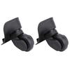 1 Pair ABS Luggage Replacement Wheels 360° Silent Spinner Wear-Proof Swivel Caster Wheels Luggage Repair Wheels Luggage Trolley