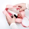 Transparent Makeup Bag Three Piece Set Wash Bag Matte Semi Transparent Large Capacity Bath Bag Portable Storage Bag