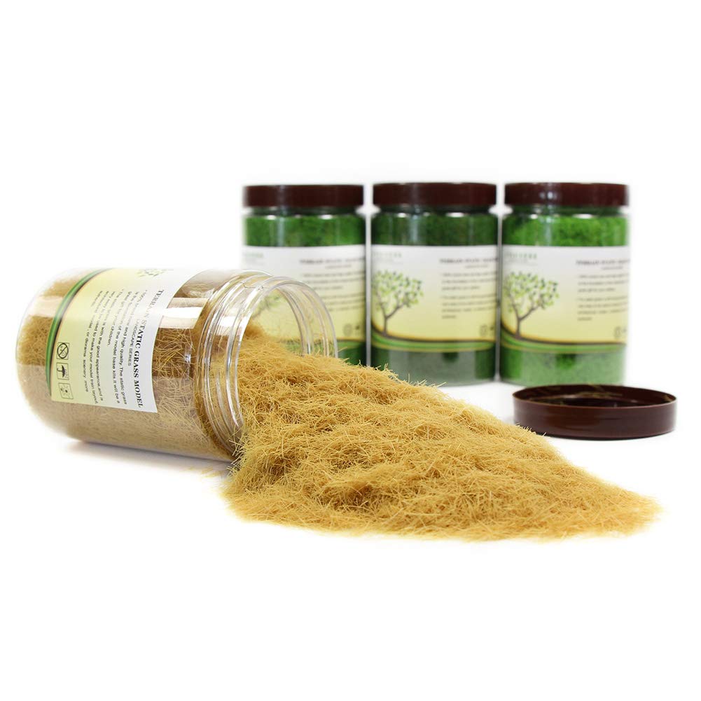 Artificial Grass Model Scenery Glass Building Miniature Railway DIY Powder, Grass, 8mm, Collection, Model, Model, Decoration, Landscape, Garden,