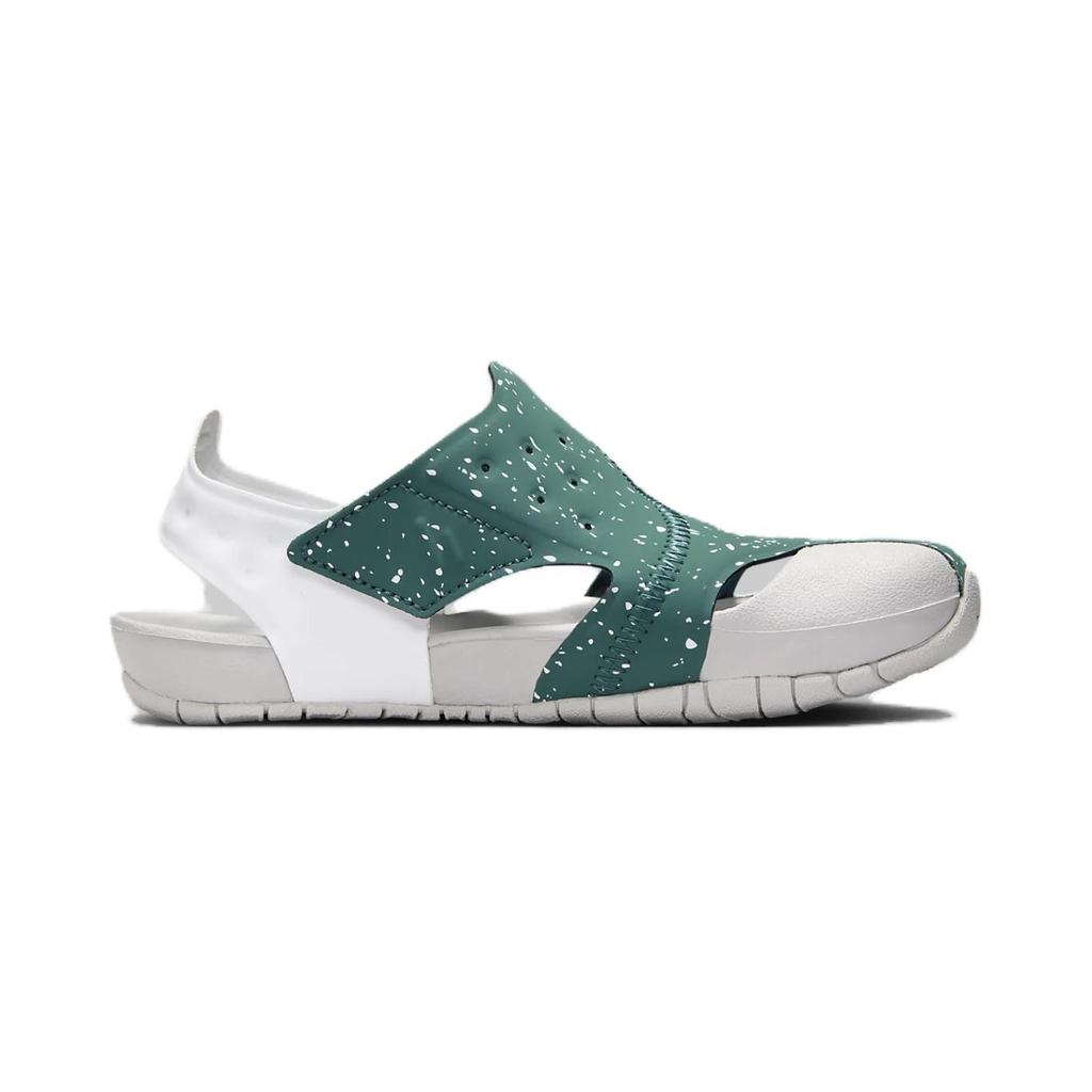 Jordan Flare Comfortable Breathable Soft Casual Non-Slip Wear-Resistant Lightweight Childrens Sandals Kids sandals White Green CI7849303