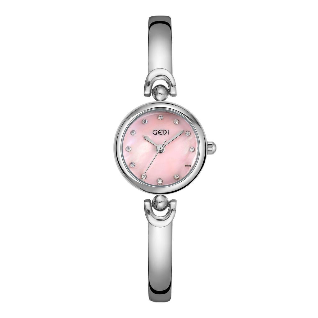 Gedi Elegant Korean Style Round Dial Bracelet Quartz Watch