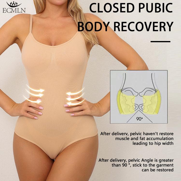 Women Thong Bodysuit Full Body Shaper Tummy Control Shapewear