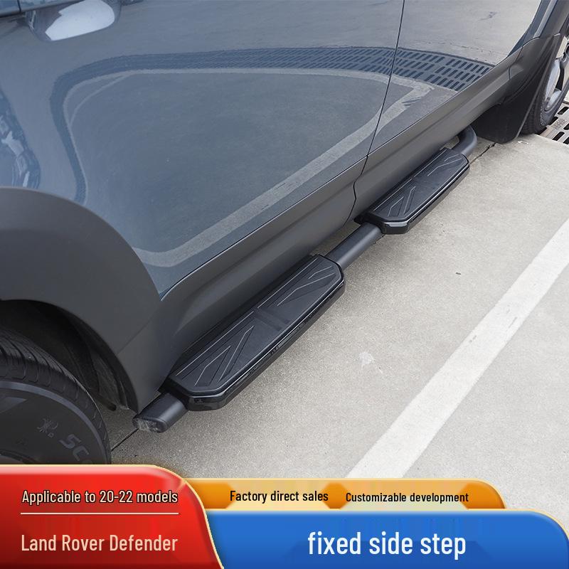 Compatible Aluminum Alloy Side Steps for 2020 Land Rover Defender 110
