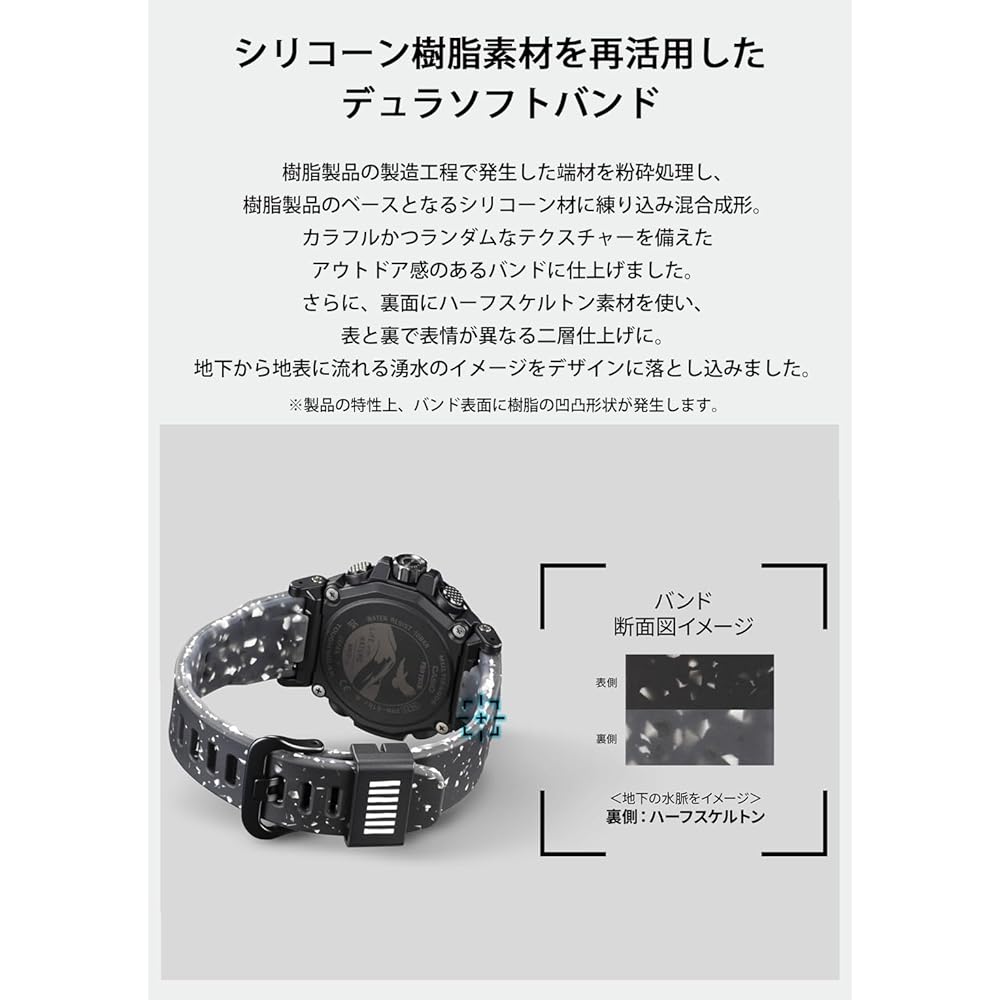 Casio Pro Trek Climber Line Solar Radio Men's Watch Biomass Plastic Black PRW-61NJ-1JR
