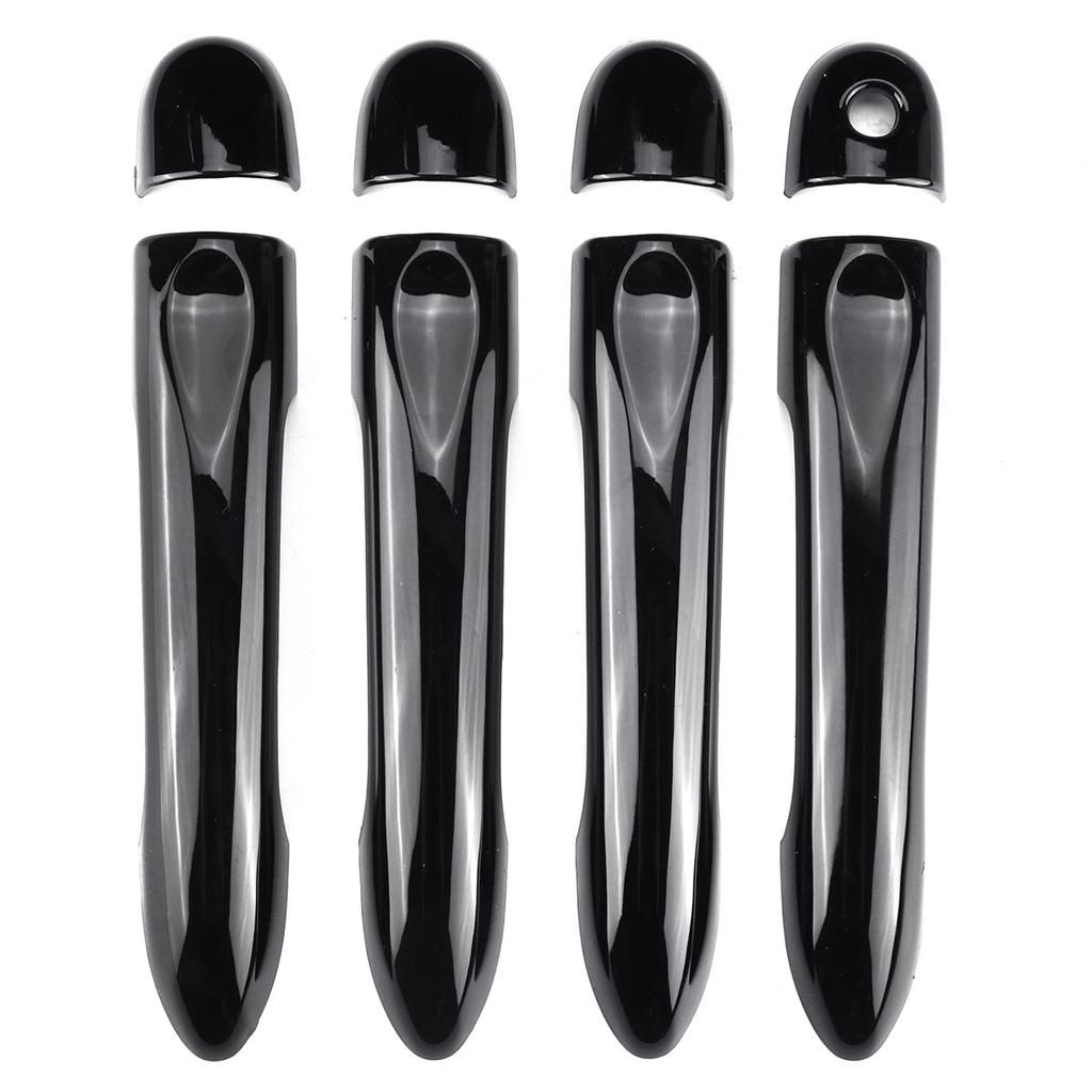 Coperture Maniglie Porta In ABS Carbon Look Per Renault Clio 3 III MK3 – 8 Pezzi, Protezione E Stile