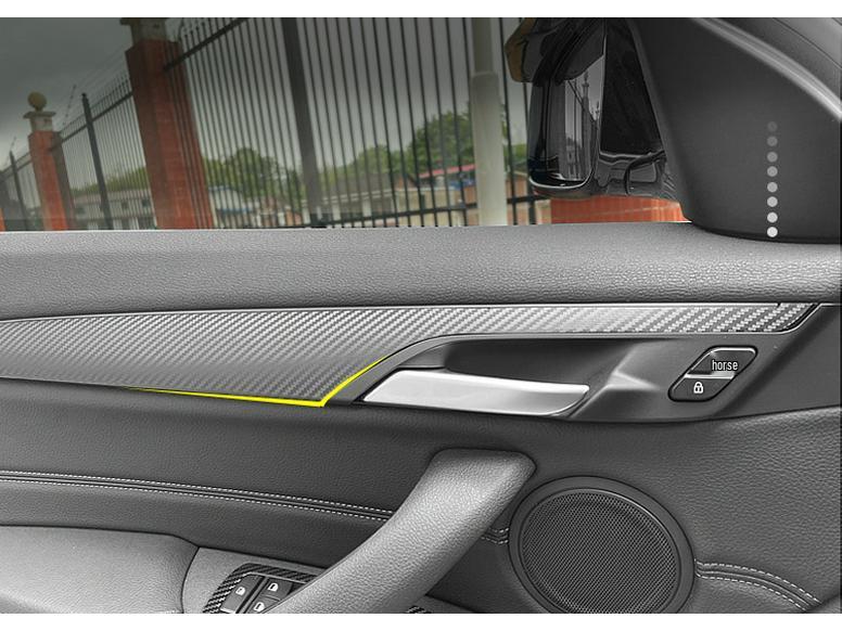 BMW X1/X2 Interior Carbon Fiber Trim Sticker (2012-2021) - Free Replacement for Damage