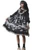 [Milky Time] Gothic Lolita Dress, Monochrome, Cosplay, Landmine Style, A-Line, Sickly Cute, Long Sleeves