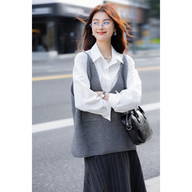 

Mokana Old Money Style Relaxed Layering Vest One Size