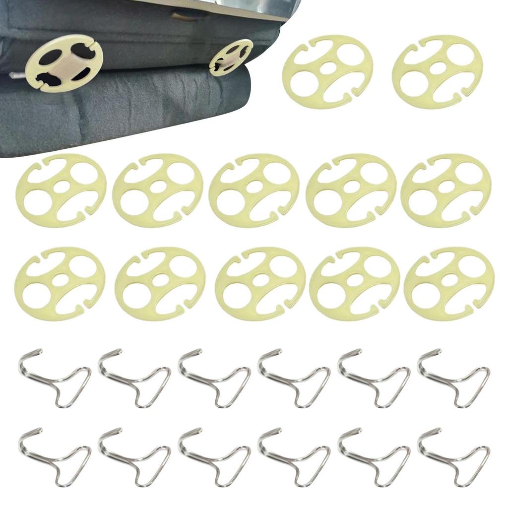 Car Seat Cover Holder Clips, Car Seat Cover Mounting Hooks, Locking Clips for Vista