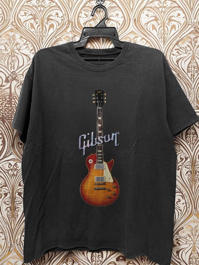 Gibson Les Paul Standard Black Unisex T Shirt Classic Unisex T-Shirt Size S-5XL XXXXL