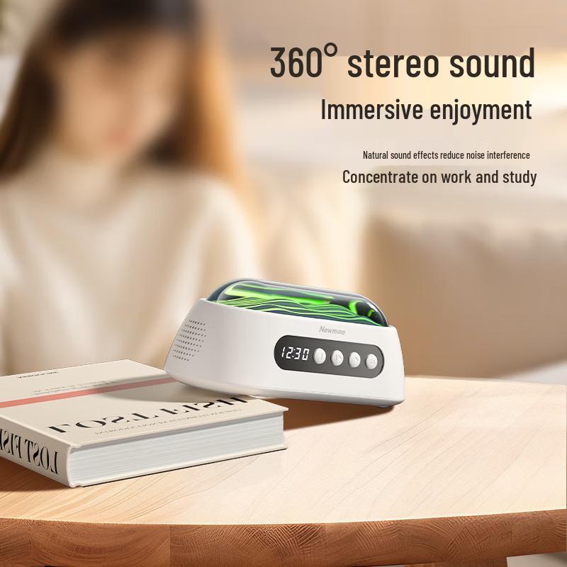 Newman PBS003 Wireless Bluetooth Speaker with White Noise & Alarm Clock