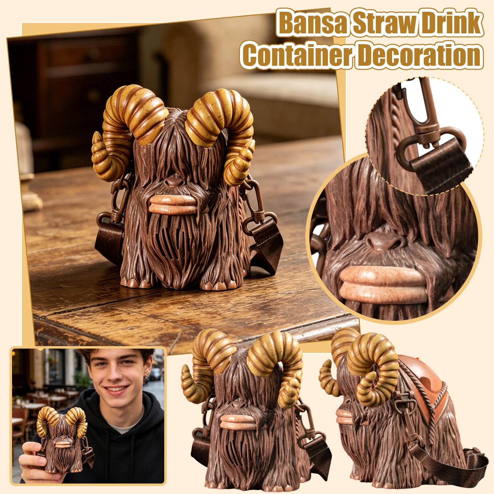 

Bansa Straw Drink Container Decoration One Size