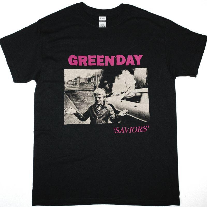 GREEN DAY SAVIORS NEW BLACK T-SHIRT XXXL