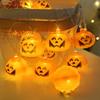 Multi-Holiday String Lights: Halloween Pumpkin, Christmas, Easter Decorations
