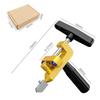Glass Tile Cutting Tool 2 in 1 with Roller Blade and Crushing Pliers for Precise Scoring and Cutting on Tiles and Glass Surfaces