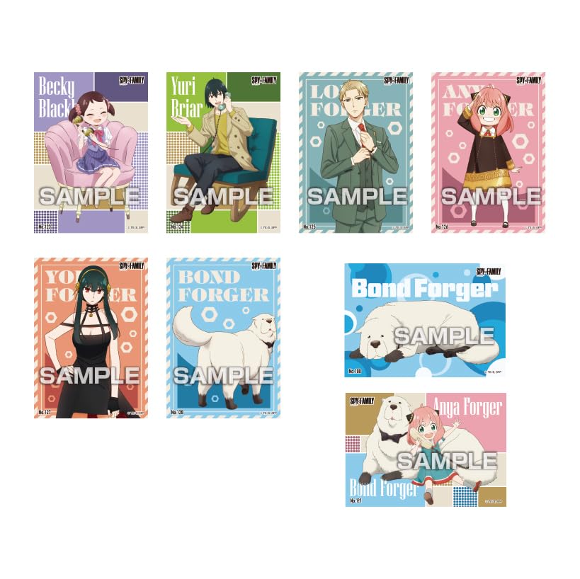 TV Anime Clear Card Collection Gum 4 First Press Limited Edition Box "SPY×FAMILY" 16-Pack (Candy Toy)