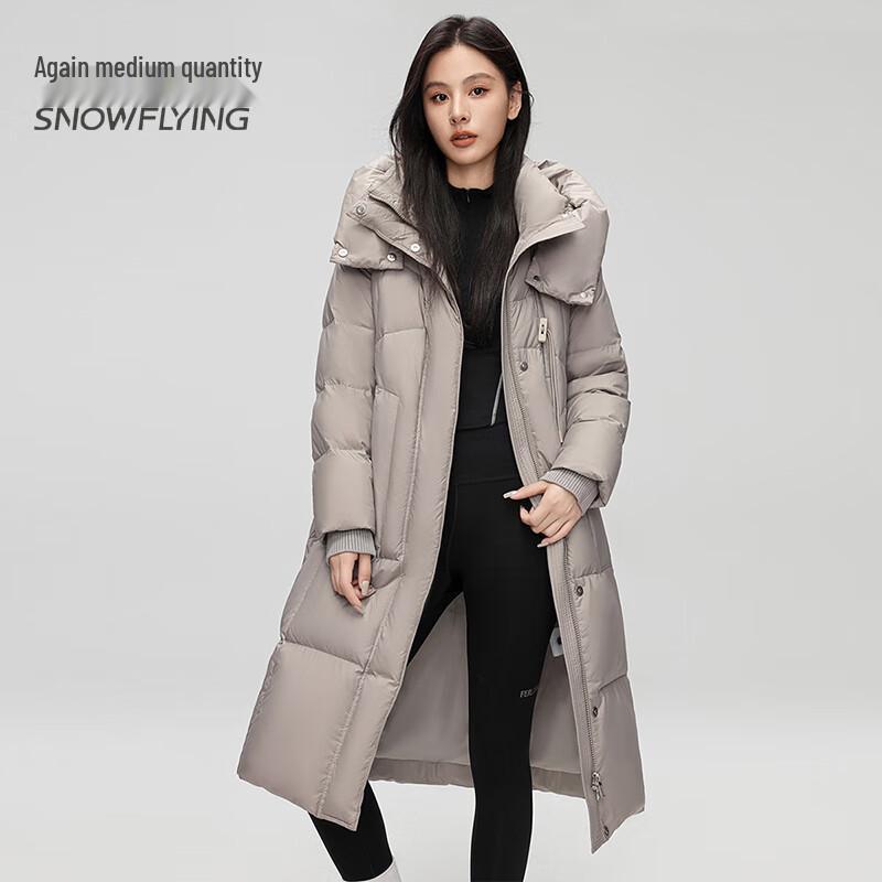 Snowflying Women's Mid-Length Over-Knee Down Coat