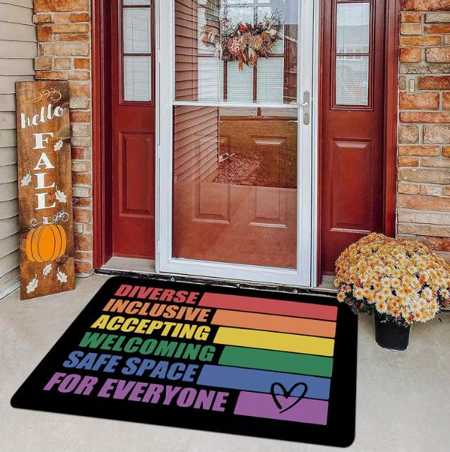 

Farmhouse Summer Rainbow Ice Cream Doormat Does Kitchen Dining Room Bedroom Study Room Entrance Floor Mat Area Home Decoration 40cm x 60cm